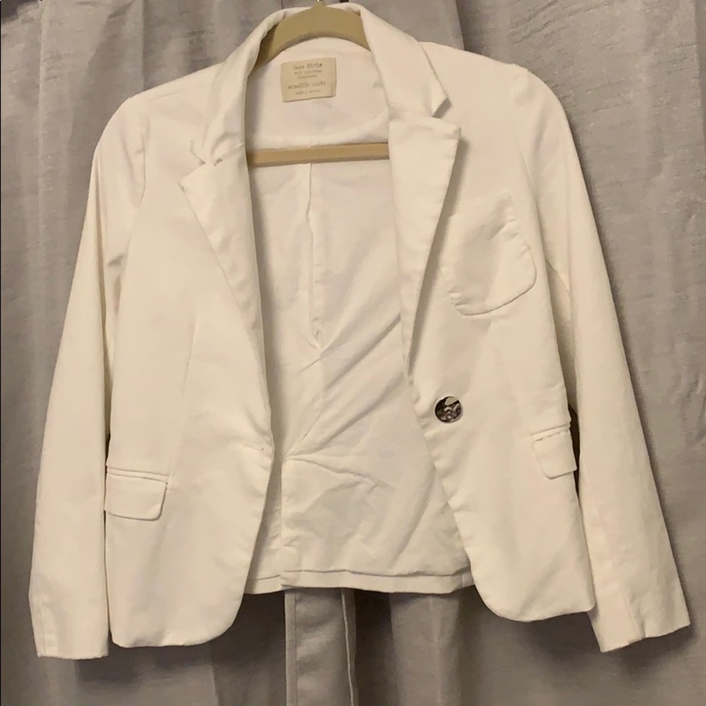White blazer